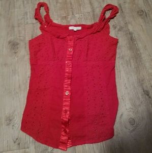 Red blouse